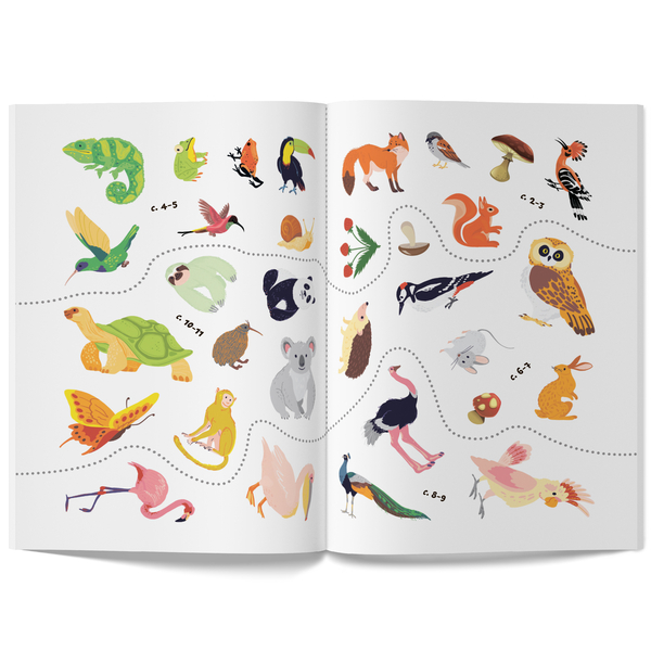 Перші розмальовки з кольоровим контуром і наліпками. Птахи (F00023851) - Pampik - 5