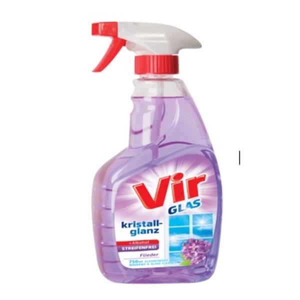 Средство для мытья стекол Vir с ароматом сирени, 750 мл - Pampik