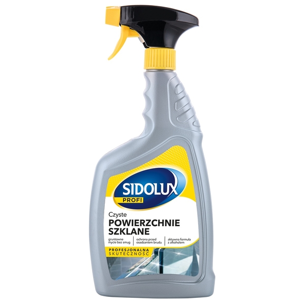 Засіб для скляних поверхонь Sidolux Profi, 750 мл - Pampik