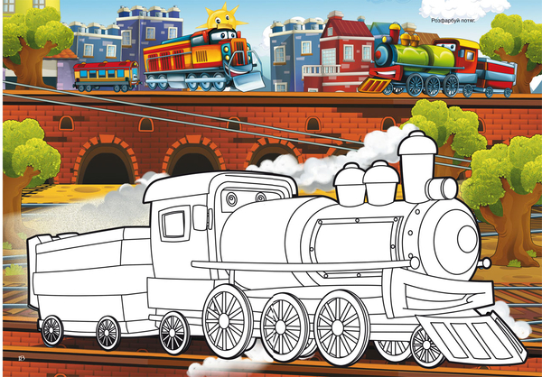 Книжка з наліпками. Транспорт (F00021585) - Pampik - 3