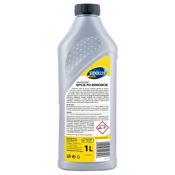 Засіб для миття після ремонту Sidolux Profi, 1 л - Pampik - 2