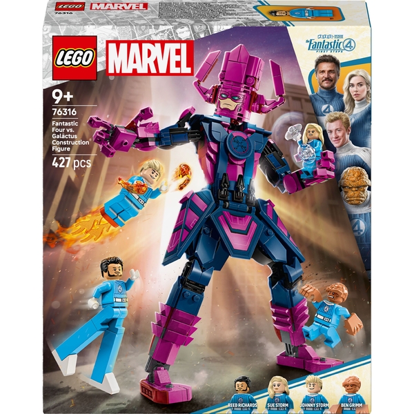 Конструктор LEGO Super Heroes Marvel Фантастична четвірка проти Ґалактуса, 427 деталей (76316) - Pampik