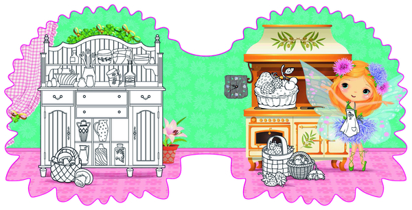 Квіткові феї. Айстра. 48 наліпок (F00024750) - Pampik - 3