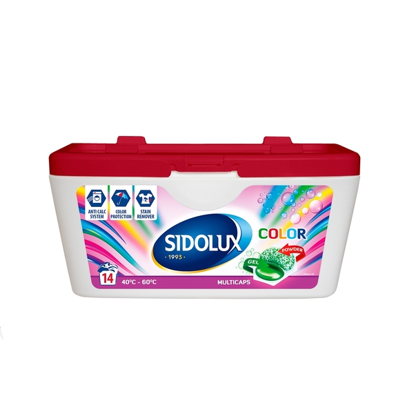 Капсули для прання Sidolux by Perlux Color, 14 шт. - Pampik