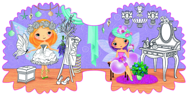 Квіткові феї. Айстра. 48 наліпок (F00024750) - Pampik - 2