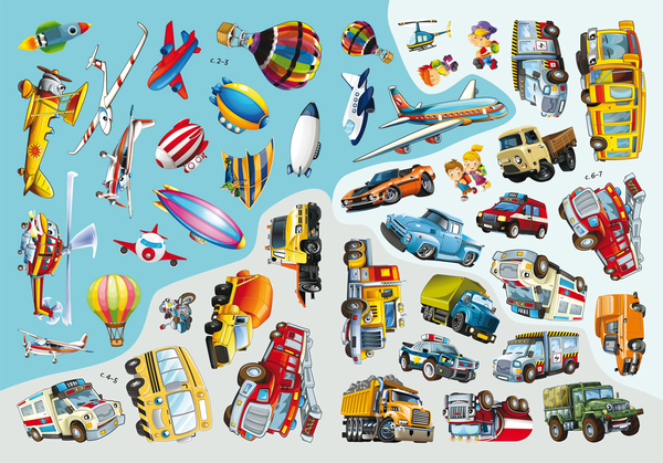 Книжка з наліпками. Транспорт (F00021585) - Pampik - 4