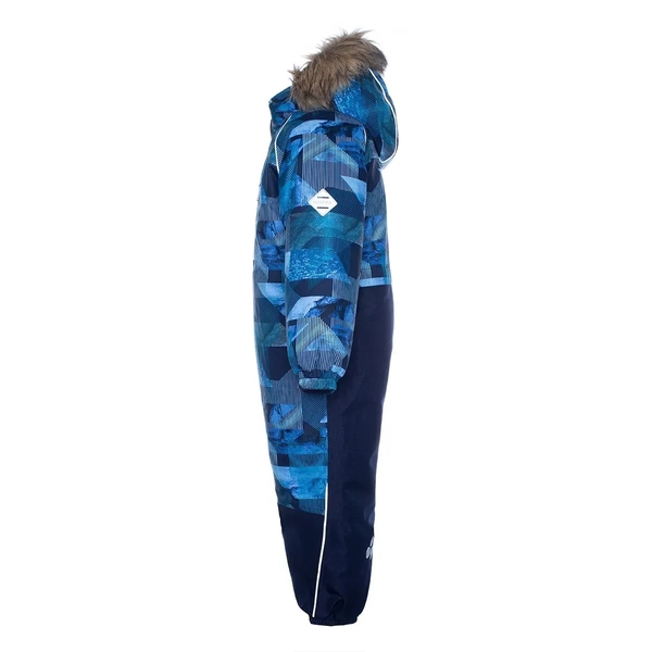 Дитячий зимовий комбінезон Huppa Fenno, р.110, темно-синій з принтом (36240030-92586-110) - Pampik - 3