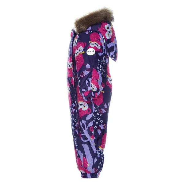 Детский зимний комбинезон Huppa Keira, р.104, темно-лиловый с принтом (31920030-93473-104) - Pampik - 3