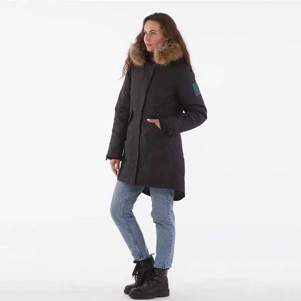 Пальто зимове Huppa Vivian 1, р.XXL, чорний (12498120-00009-XXL) - Pampik - 7