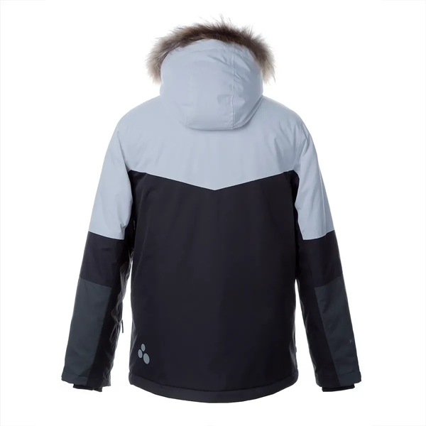 Куртка лыжная Huppa Niklas, р.140, серый с белым (18360030-00120-140) - Pampik - 2