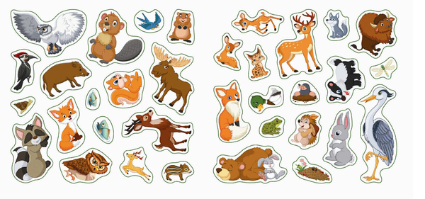 Багаторазовi налiпки. У лісі (F00017985) - Pampik - 3