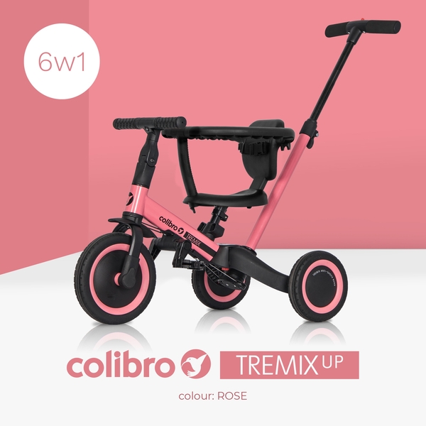 Велосипед Colibro Tremix Up 6 в 1 Rose, розовый (CT-43-04) - Pampik - 9