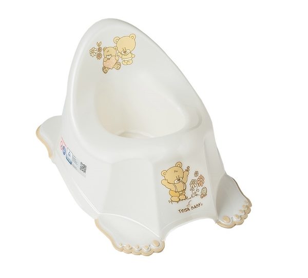 Горшок Tega Baby Медвежонок, белый (MS-013-118) - Pampik