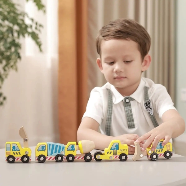 Набір New Classic Toys Будівельні транспортні засоби, 5 шт. (11947) - Pampik - 2