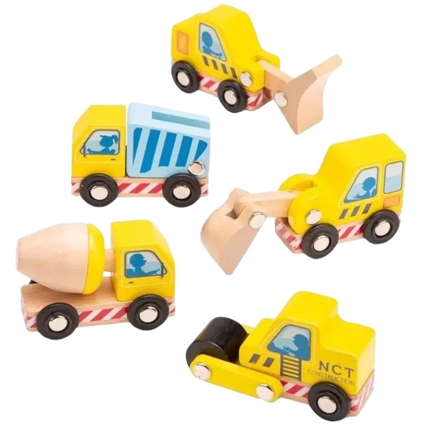 Набір New Classic Toys Будівельні транспортні засоби, 5 шт. (11947) - Pampik