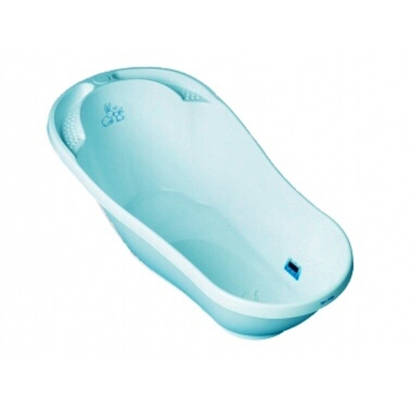 Ванночка Tega Baby Lux Кролик, зі зливом, 92 см, м'ятний (KR-011-105) - Pampik