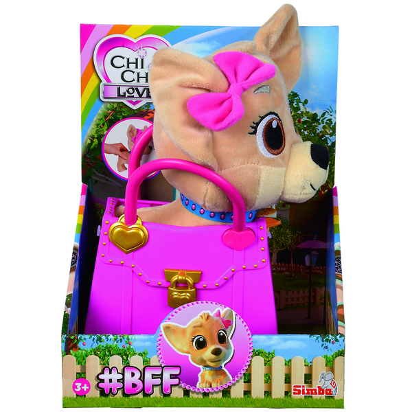 Іграшка Simba Собачка Chi Chi Love Чіхуахуа Зірка мультфільма, з сумочкою, 20 см (5890020) - Pampik - 6