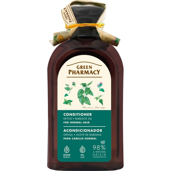 Бальзам-кондиціонер Зелена Аптека Кропива та реп'яхова олія, 300 мл - Pampik
