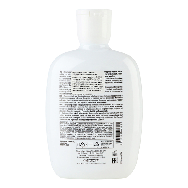 Безсульфатний шампунь Alfaparf Milano Semi Di Lino Diamond Illuminating Low Sulfate Free Shampoo, 250 мл - Pampik - 3