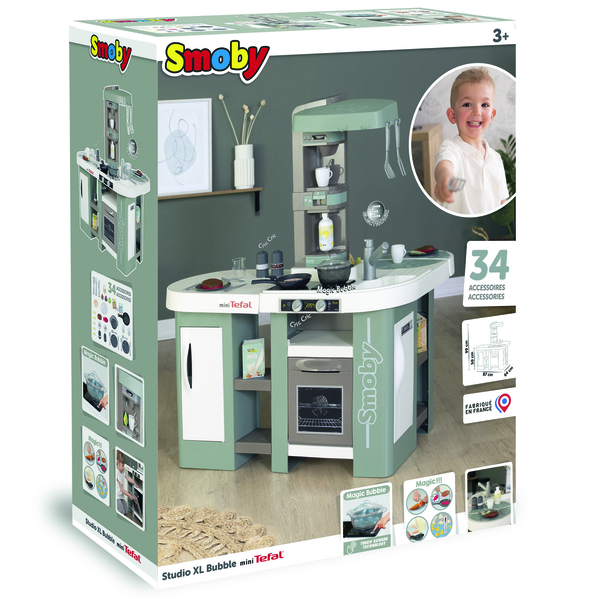 Интерактивная кухня Smoby Тефаль Студио, большая, с эффектом кипения (311053) - Pampik - 7