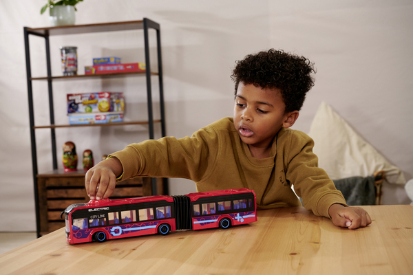 Міський автобус Dickie Toys Вольво 7900Е, 40 см, червоний (3747015) - Pampik - 11