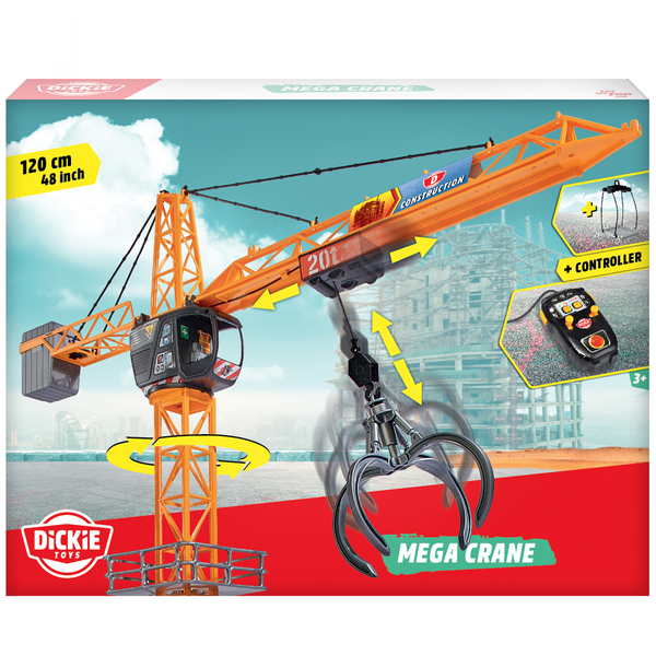 Мега кран Dickie Toys Стріла на дистанційному керуванні, з аксесуарами, 120 см (1139012) - Pampik - 4