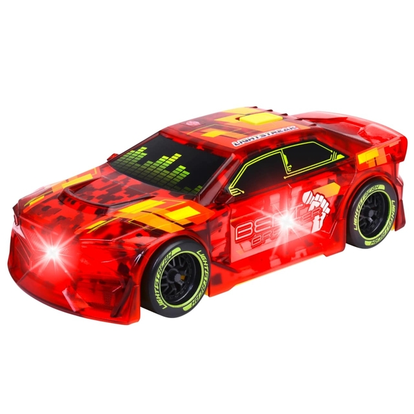 Автомобіль Dickie Toys Швидкісний біт, зі звуком та світлом, 20 см, червоний (3763010) - Pampik