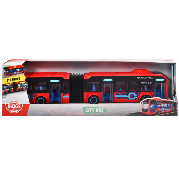 Міський автобус Dickie Toys Вольво 7900Е, 40 см, червоний (3747015) - Pampik - 9
