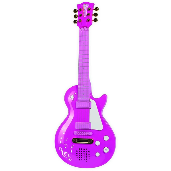Электронная Рок-гитара Simba Девичий стиль, 56 см, розовый (6830693) - Pampik