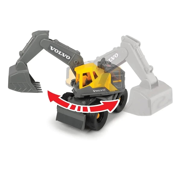 Вантажівка з причепом Dickie Toys Mack Volvo, 70 см (3729012) - Pampik - 7