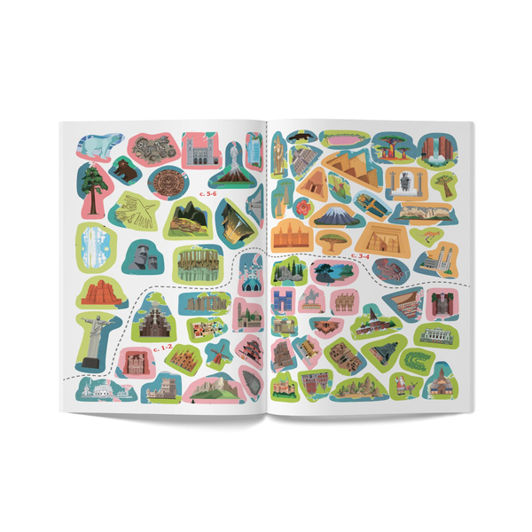 Атлас чудес світу з багаторазовими наліпками (F00022064) - Pampik - 5