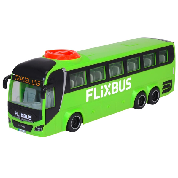 Туристичний автобус Dickie Toys Фліксбасс, 26,5 см, салатовий (3744015) - Pampik