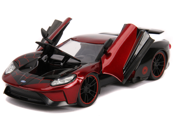 Машина металлическая Jada Марвел Человек-Паук, Форд GT (2017) с фигуркой, 1:24 (253225008) - Pampik - 16