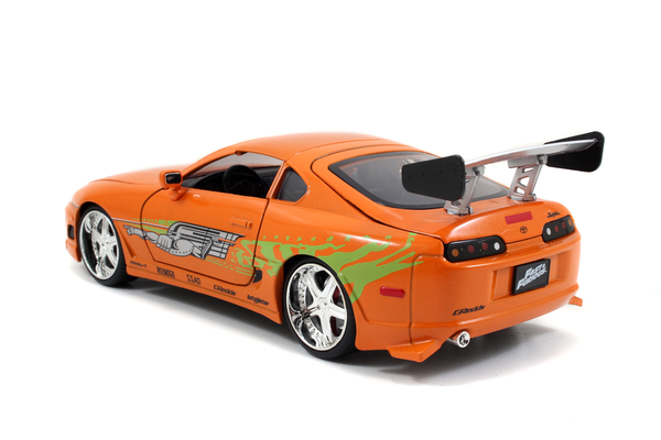 Машина металева Jada Форсаж Toyota Supra 1995 з фігуркою Брайана, 1:24 (253205001) - Pampik - 11
