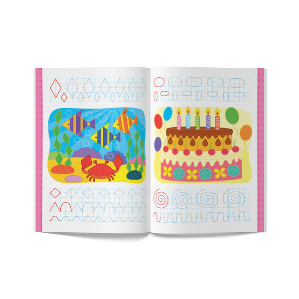 Перші багаторазові прописи. Навчаємося писати правильно. Фігури та лінії (F00028976) - Pampik - 4