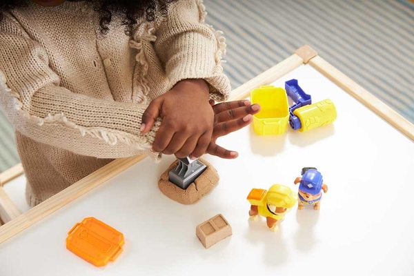 Ігровий набір з кінетичним піском Rubble & Crew. Кремез та Мікс (SM28503/6066686) - Pampik - 9