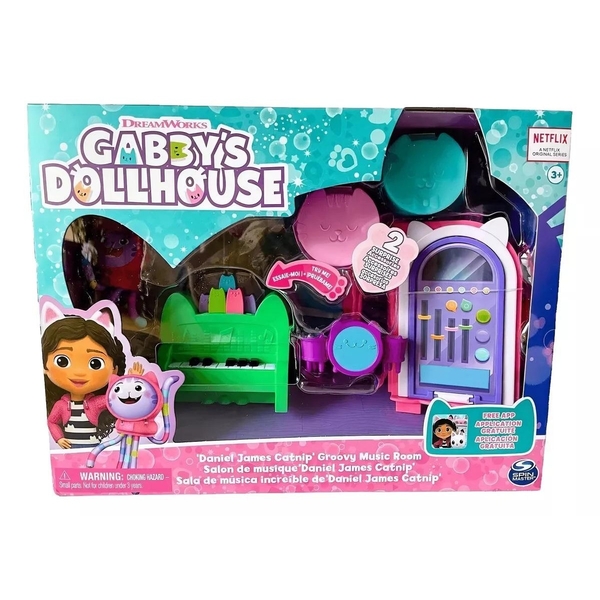 Ігровий набір Spin Master Gabby's Dollhouse Музичний зал діджея Нявкота (SM36203/6065830) - Pampik