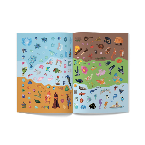 Книжка з наліпками. Казкові принцеси (F00022905) - Pampik - 7