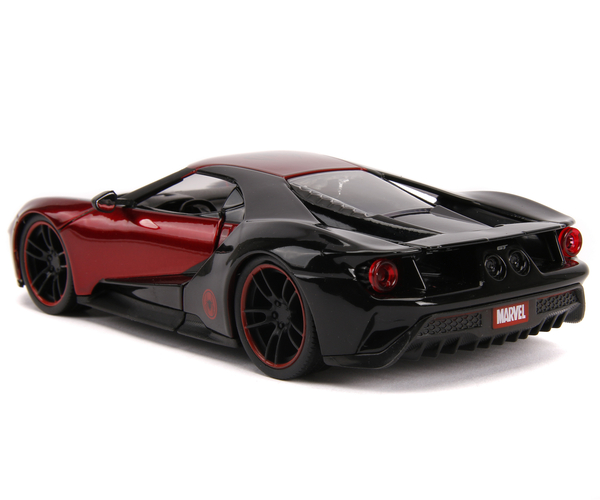 Машина металлическая Jada Марвел Человек-Паук, Форд GT (2017) с фигуркой, 1:24 (253225008) - Pampik - 13