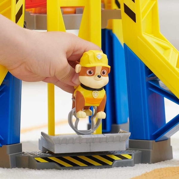 Великий ігровий набір Rubble & Crew Підйомний кран-вежа Бухти будівельників (SM28508/6067494) - Pampik - 13