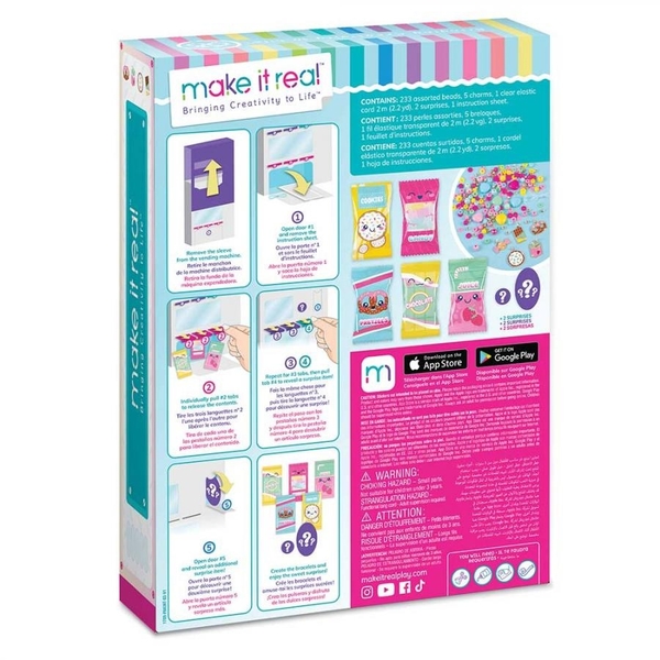 Набор для создания шарм-браслетов Make It Real Автомат с вкусняшками (MR1709) - Pampik - 2