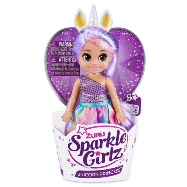Лялька Zuru Sparkle Girls Райдужний єдиноріг Беррі, 12 см. (Z10094-1) - Pampik - 2