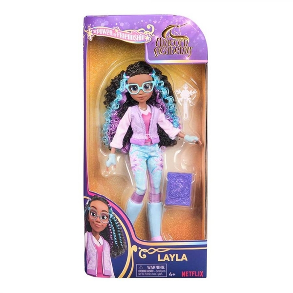 Лялька Spin Master Unicorn Academy Лейла, 24 см (SM23200/6072646) - Pampik