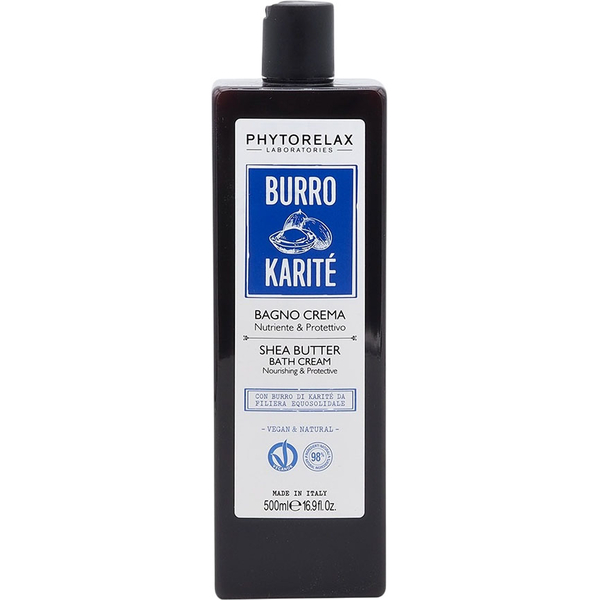 Крем-гель для душа Phytorelax Vegan&Organic Shea Butter, питательный, 500 мл - Pampik