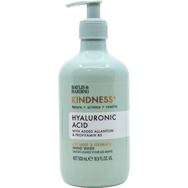 Жидкое мыло для рук Baylis & Harding Kindness+ Hyaluronic Acid, 500 мл - Pampik