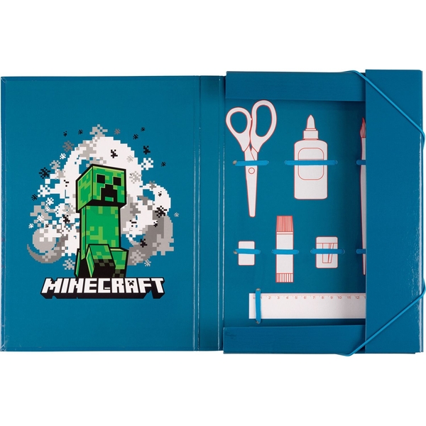 Папка для труда Yes Minecraft A4, картонная (500235) - Pampik - 2