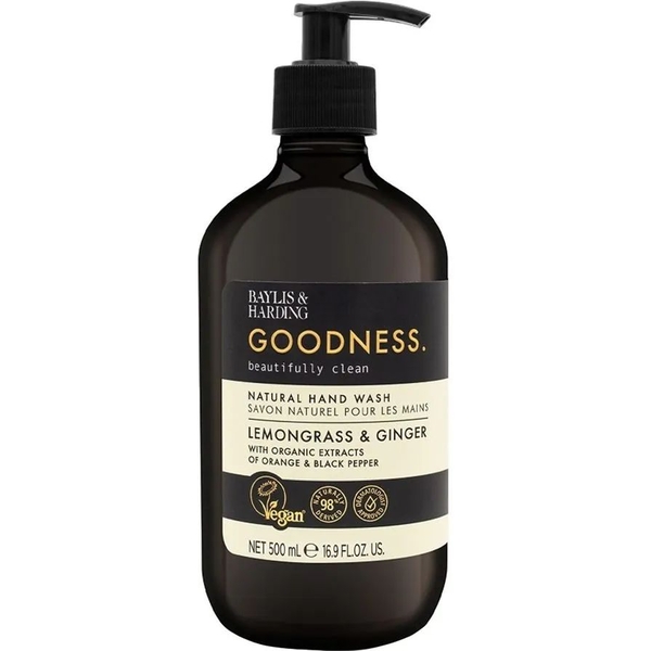 Жидкое мыло для рук Baylis & Harding Goodness Lemongrass & Ginger, 500 мл - Pampik