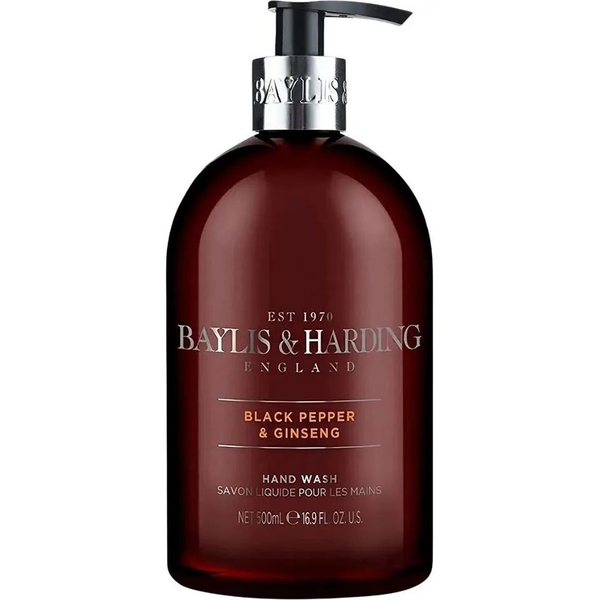 Жидкое мыло для рук Baylis & Harding Black Pepper & Ginseng, 500 мл - Pampik