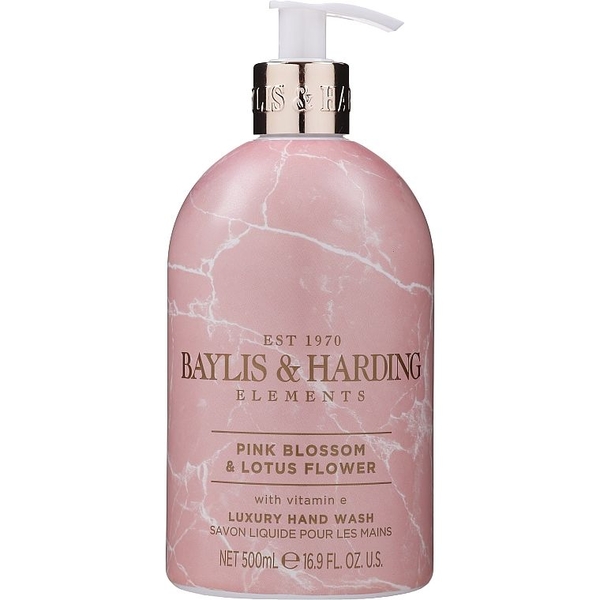 Жидкое мыло для рук Baylis & Harding Elements Pink Blossom & Lotus Flower, 500 мл - Pampik