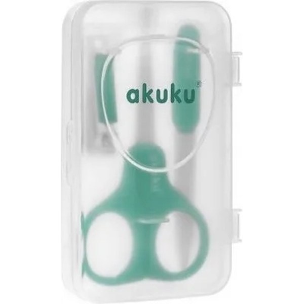 Маникюрный набор Akuku, мятный (A0040) - Pampik